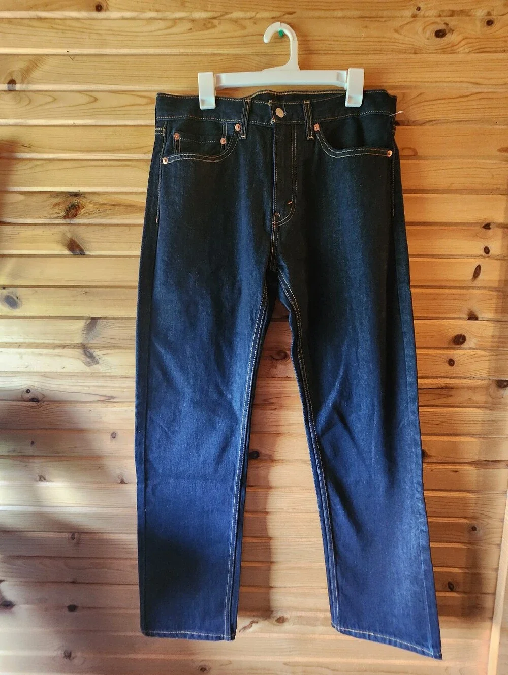 Levi's Men’s Indigo Straight-Leg Jeans W34xL32